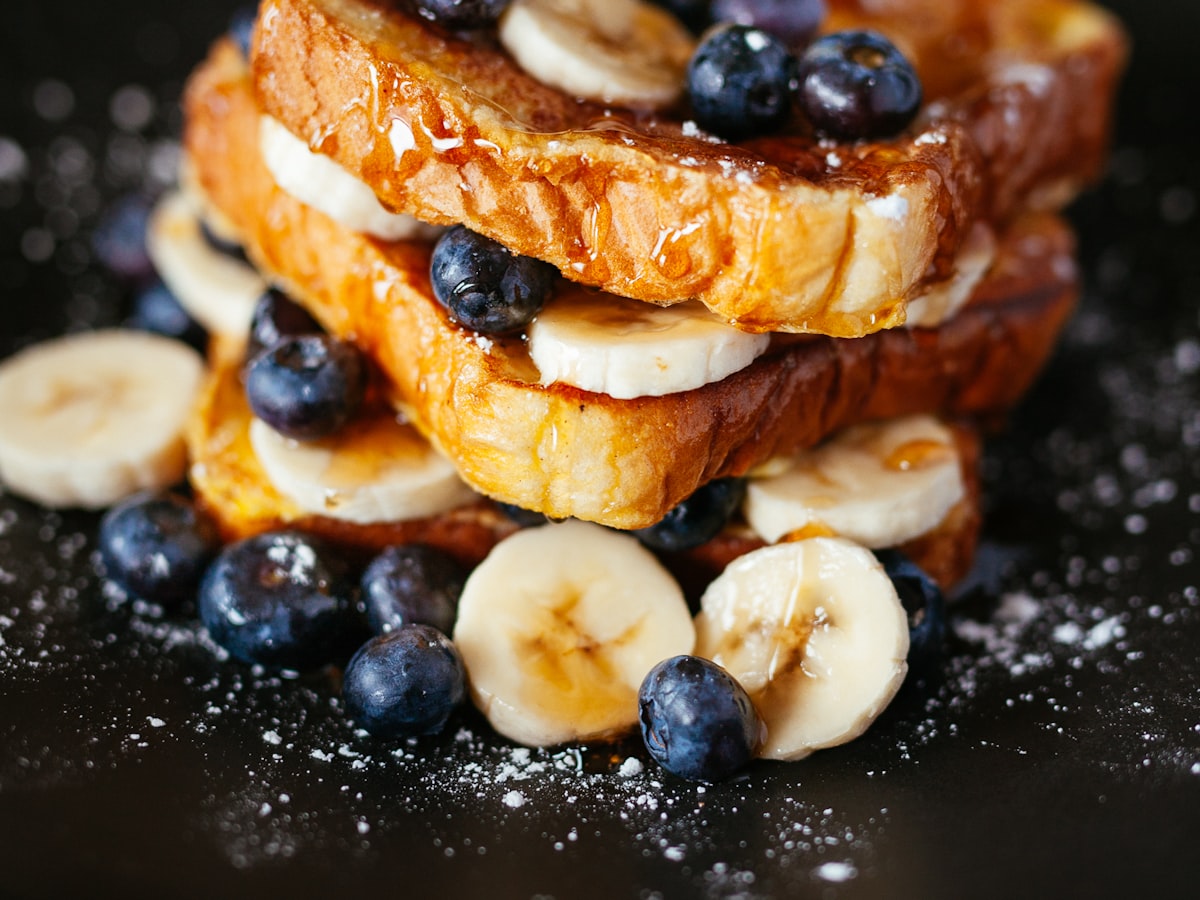 Banana bread French toast